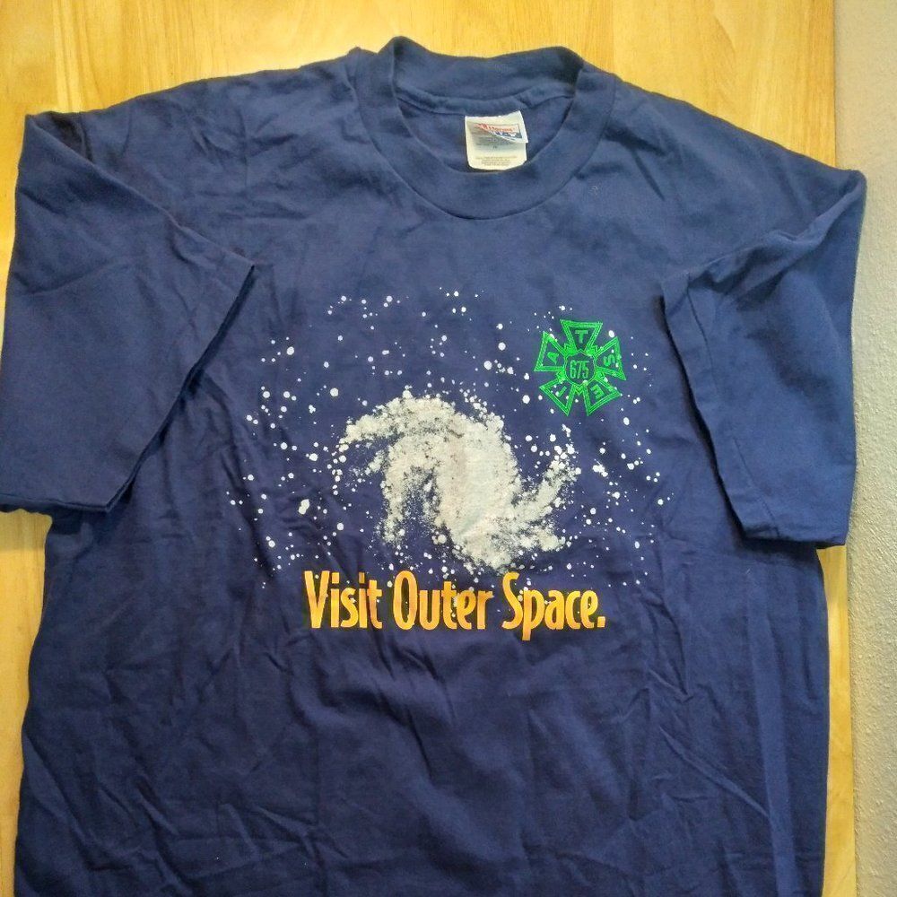Vintage Cuthbert Amphitheater Visit Outer Space T-Shirt - Picture 3 of 9